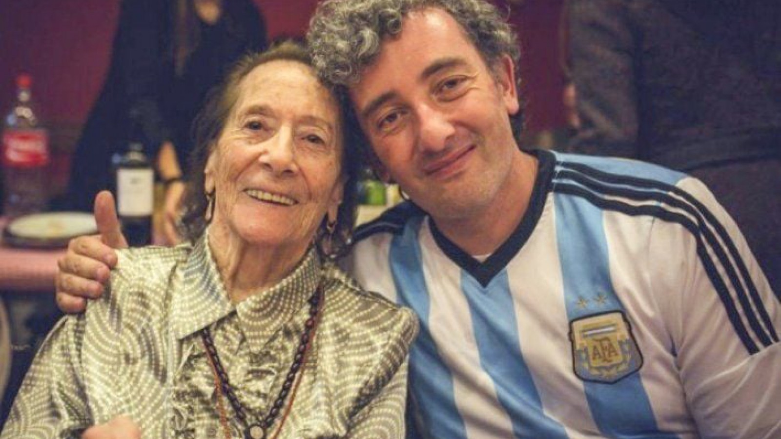 Ignacio Montoya Carlotto vino a Caleta para despedir a su abuela Hortensia